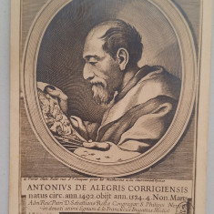 ITALIA CARTE POSTALE ANTONIO ALLEGRI DU CORREGGIO PICTOR ITALIAN (RENASTERE)