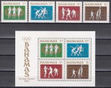 Bahamas 1984 - Jocurile Olimpice - Los Angeles, Serie + Bloc, MNH
