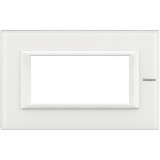 Rama Ornament 4M Axolute Bticino sticla alba HA4804VBB