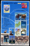 JAPONIA 2000, Secolul XX (XII), Fauna, Transport, bloc neuzat, MNH, Nestampilat