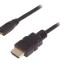 Cablu HDMI 1.4 Micro HDMI 3m Negru