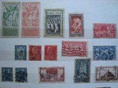 Timbre Franta Jocuri Olimpice, monumente, colonii foto