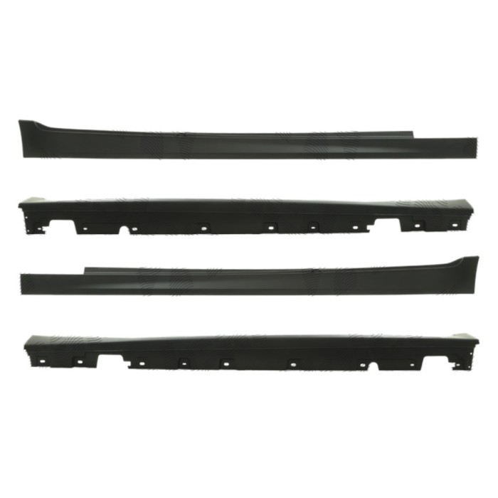 Set 2 buc. ornament prag BMW Seria 5 (F10/F11), 12.2009-08.2017, partea stanga, type M-Tech; de vopsit (nu este grunduit); plastic; TUNING,