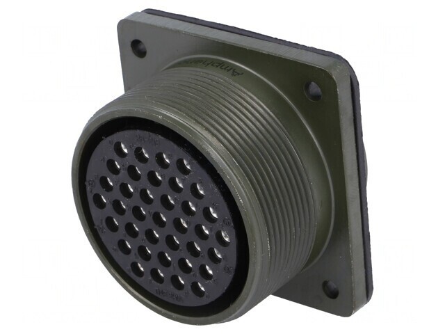 Conector Circular 28mm Aliaj Aluminiu Oliv