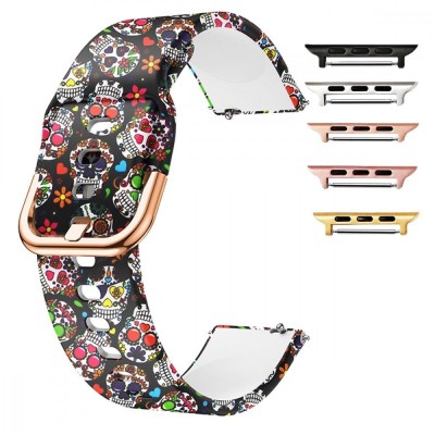 Curea silicon, compatibila Apple Watch 10, 42mm, Vintage Model foto