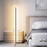 Lampă de Podea LED, Model RGB, Negru, 140 cm, Telecomandă Inclusă, Oem
