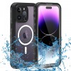 Husa Waterproof pentru Apple iPhone 14 Pro Max, ShellBox, Neagra