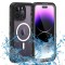 Husa Waterproof pentru Apple iPhone 14 Pro Max, ShellBox, Neagra