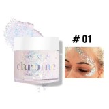 Glitter gel pentru fata si corp, Handaiyan, Chrome, 01, 32 g