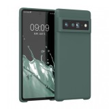 Husa pentru Google Pixel 6 Pro, Silicon, Verde, 55863.171, kwmobile, Carcasa