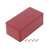 Carcasă Universală Aluminiu Roșu 1590BSRD 60x112x42mm