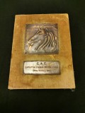 Placheta Expozitia canina republicana Targu Mures 1978