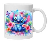 Cana alba personalizata &quot;STITCH 3&quot;, INOVATIX&reg;. 330ml