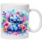 Cana alba personalizata &quot;STITCH 3&quot;, INOVATIX&reg;. 330ml