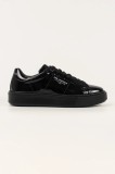 Karl Lagerfeld sneakers din piele MAXI KUP RSG culoarea negru, KL52214