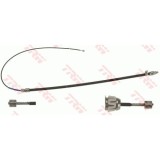 Cablu frana mana Mercedes A-Class (W168), 07.97-08.05, Stanga, pt frana tambur, TRW