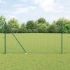 VidaXL &Icirc;ngrădire cu st&acirc;lpi Verde 1.5 x 10 m Oțel