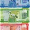 GAMBIA █ SET █ 5 + 10 + 20 Dalasi █ 2015 █ P-31-33 █ UNC █ necirculata