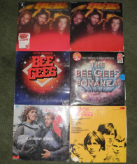 Vinil Bee Gees,5 discuri LP,pret in anunt,Living Eyes,One,Best,Early Days foto