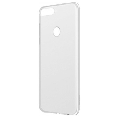 Capac protectie spate pentru Huawei Y7 (2018), Transparent foto
