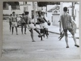 &quot;Fotbal de strada&quot; fotografie originala Brazilia cca 1970