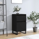 Cumpara ieftin Servantă, negru, 40x35x70 cm, lemn prelucrat
