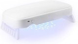 Lampa UV pentru unghii Wenxintek, ABS/piele PU, alb, 60W
