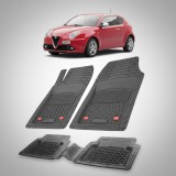 Cumpara ieftin Covorase Alfa Romeo MiTo Hatchback 3 Usi Pre-Facelift Compatibile 2008-2013 | Black