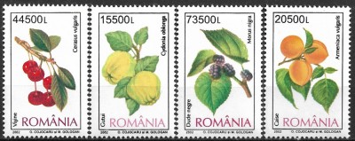 C1426 - Romania 2002 - Flora 4v.neuzat,perfecta stare foto
