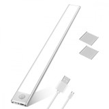Lampa LED inteligenta cu senzor de miscare, VisionHub&reg;, Corp de iluminat reincarcabil prin USB, fara fir, portabila, baterie incorporata, cu suport ma