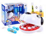 Set de joaca- Catel la dentist, 17 piese, Plastic, Multicolor