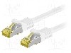 Cablu patch cord, Cat 6a, lungime 7.5m, S/FTP, Goobay - 91096