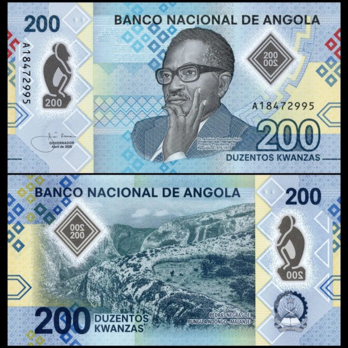 Angola 2020 - 200 kwanzas UNC
