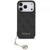 Husa MagSafe pentru Apple iPhone 17 Pro, Guess, 4G Charm Cradle, Neagra