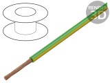 Cablu BQ CABLE H05V-K LgY 2,5mm&sup2; PVC Verde-Galben 300V/500V LGY2.5-GR/YL