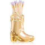 Paddywax Cowboy Boot Match Holder chibrituri Gold Metallic 25 g