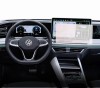Folie Protectie Navigatie Volkswagen Tiguan 2023+, Duragon, protectie Display Navigatie, silicon Transparent, Anti-zgarieturi, kit instalare