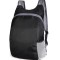 Rucsac usor si pliabil, 20 l, buzunar si fermoar, poliester, negru