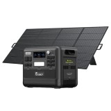 Cumpara ieftin Pachet Fossibot F2400 Negru Statie electrica de incarcare portabila , LED, IP67 + Panou solar portabil Fossibot SP420 420W