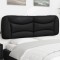 vidaXL Pernă pentru tăblie pat, Hvar, negru, 160 cm, piele artificială 374595