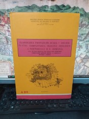 Hartă A-20, Secțiune geologică Tăul Zăului-Cincu-Săvăstreni-D&icirc;mbovicioara-Moroieni-I.L. Caragiale-București-Comasca, scara 1:200.000, c. 1988, 103