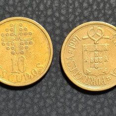 Portugalia 10 escudos 1991