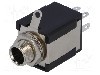 Conector jack, Jack 6,3mm, 3 contacte, {{Subtip conector}}, NINIGI - JC-118