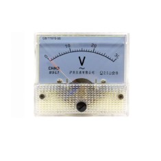 Voltmetru analogic de panou 30V curent alternativ