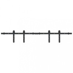 Set usi glisante pentru dulap 122 cm otel carbon foto