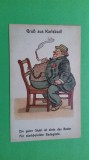 Litografie Caricatura Litho Karlovy Vary Carlsbad Karlsbad, Necirculata, Printata