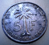 7.741 CONGO RUANDA URUNDI 5 FRANCS 1959, Africa, Aluminiu