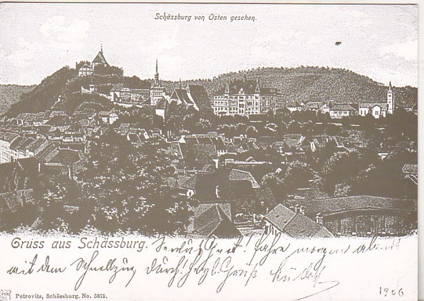 bnk cp Sighisoara - Vedere - necirculata
