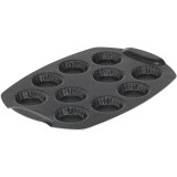 Forma de copt Tefal PerfectBake Mini Tarte, aluminiu reciclat, invelis antiaderent, 21x29 cm, negru &amp;amp; maro