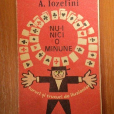 NU-I NICI O MINUNE de A. IOZEFINI 1976